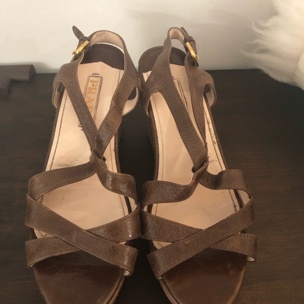 Prada wedges